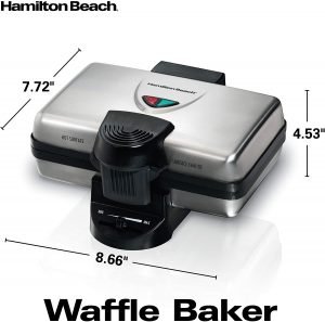 Hamilton-Beach-2-Slice-Non-Stick-Belgian-Waffle-Maker